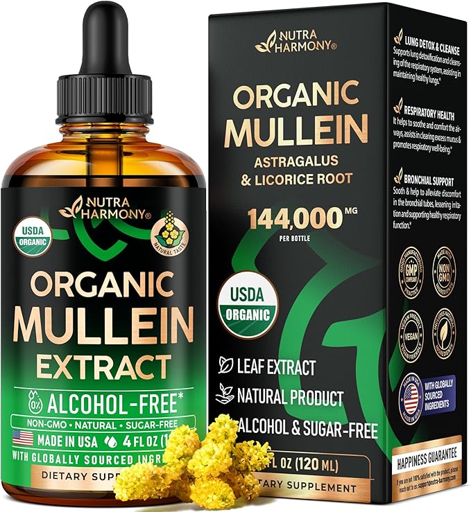 Organic mullein extract